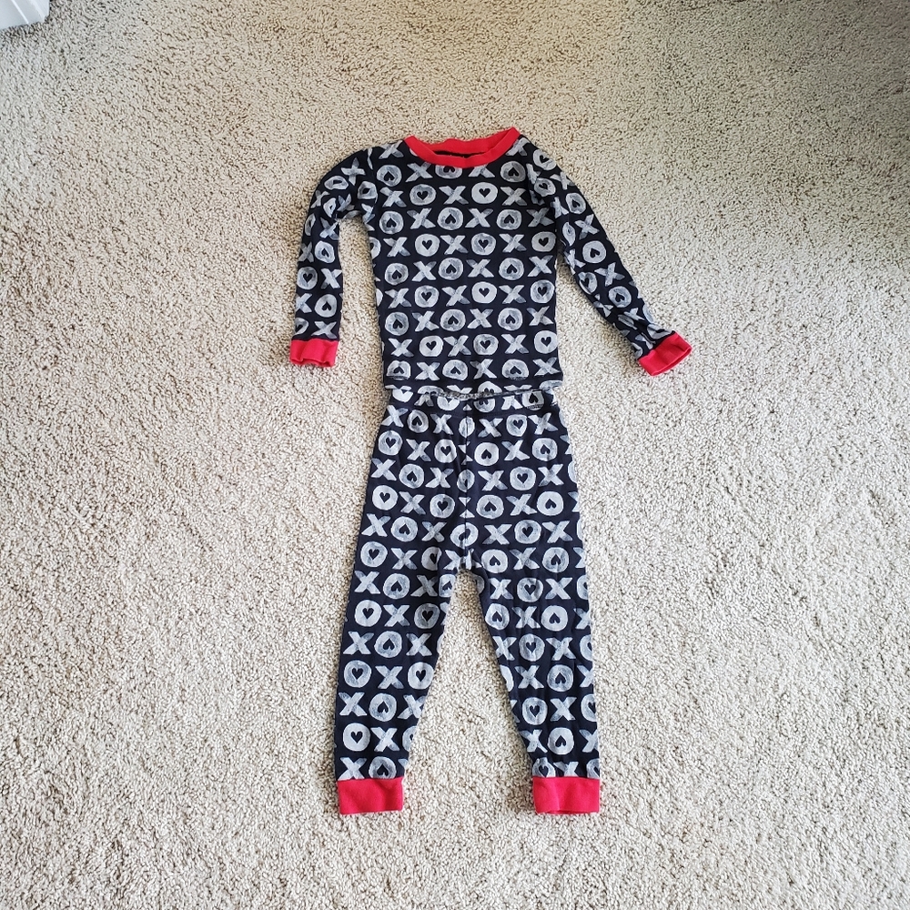 Burt's Bees Baby Valentines Two Piece Pajamas  size 24M